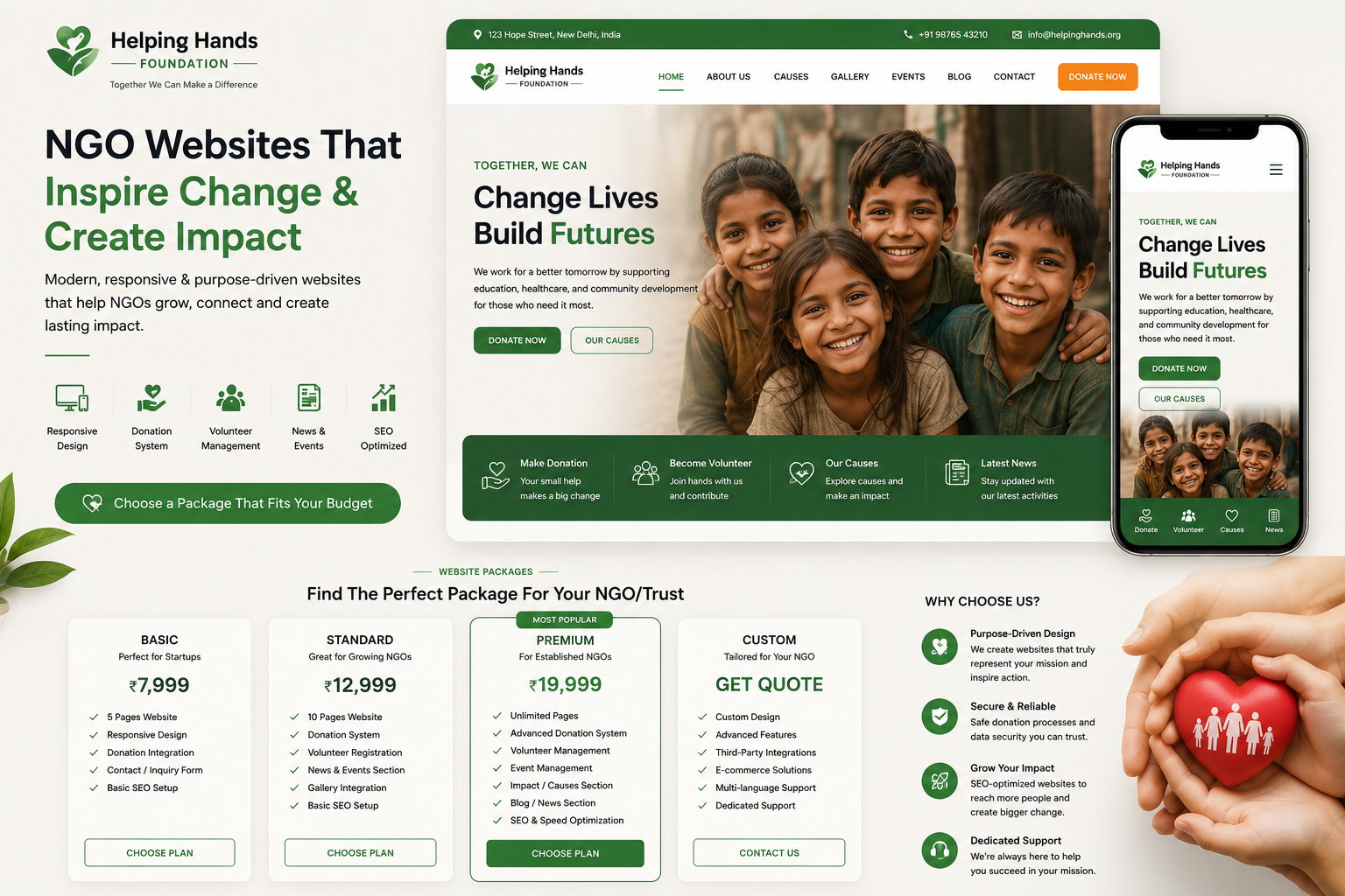 NGO website sample